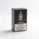 Authentic ZQ Trio RTA Rebuildable Tank Atomizer - Silver, 2.0ml, MTL / DL, 22.38mm Diameter