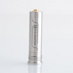 Authentic Ambition Mods 2.0 510 Adapter Connector for BB 60W / 70W / Billet Box Mod Kit - Silver, Stainless Steel (1 PC)
