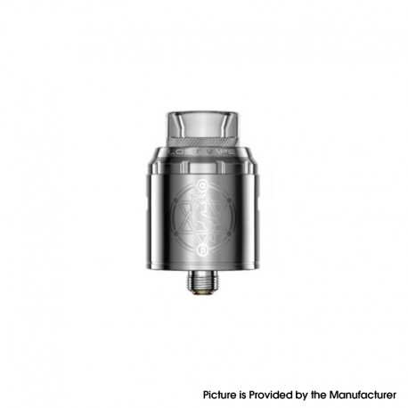 Authentic LostVape Centaurus Solo RDA Rebuildable Dripping Atomizer - Stainless Steel, Stainless Steel, 24mm Diameter