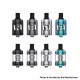 Authentic Vapefly Nicolas II MTL Tank Atomizer - Gun Metal, G Version, 2.0ml, 0.8ohm / 1.2ohm, 22.2mm Diameter