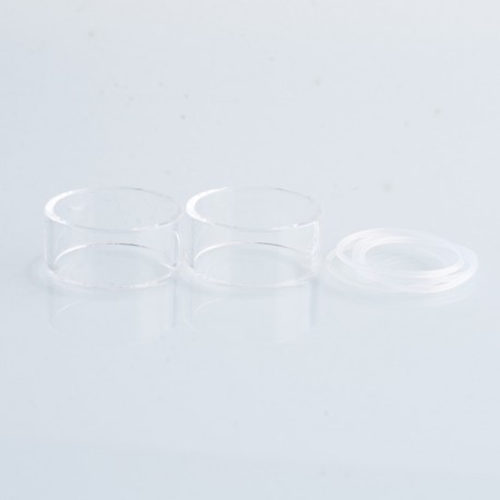 [Ships from Bonded Warehouse] Authentic Steam Crave Aromamizer Classic MTL RTA Replacement Straight Glass Tube - 3.5ml (2 PCS)