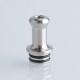 [Ships from Bonded Warehouse] Authentic Steam Crave Aromamizer Classic MTL RTA Replacement Drip Tip - Silver, Stainless Steel