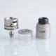 Authentic Vandy Vape Pyro V4 IV RDTA Rebuildable Dripping Tank Vape Atomizer - Frosted Grey, 5ml, SS + Glass, 25.5mm Diameter