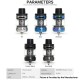 [Ships from Bonded Warehouse] Authentic HorizonTech Sakerz Master Sub Ohm Tank - Blue, 5ml / 3.5ml, 0.16ohm / 0.4ohm, 30mm