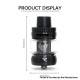 [Ships from Bonded Warehouse] Authentic HorizonTech Sakerz Master Sub Ohm Tank Atomizer - Rainbow, 5/ 3.5ml, 0.16 / 0.4ohm, 30mm