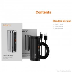 original Aspire Zelos X 80W Vape Box Mod