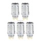 Authentic Sikary Dicey Saint Sub Ohm Clearomizer Replacement Coil Heads - Silver, 1.5 ohm (7~20W) (5 PCS)