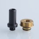 Authentic ThunderHead Creations Tauren Elite MTL RTA Replacement Long 510 Drip Tip - Black + Gold