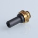 Authentic ThunderHead Creations Tauren Elite MTL RTA Replacement Long 510 Drip Tip - Black + Gold