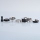 [Ships from Bonded Warehouse] Authentic Steam Crave Aromamizer Classic MTL RTA Atomizer - Black, 3.5ml, 23mm