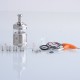 Authentic Steam Crave Aromamizer Classic MTL RTA Vape Atomizer - Silver, 3.5ml, 0.8mm, 1.0mm, 1.5 mm, 2.0mm Air Pin, 23mm