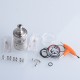 [Ships from Bonded Warehouse] Authentic Steam Crave Aromamizer Classic MTL RTA Atomizer - Silver, 3.5ml, 23mm