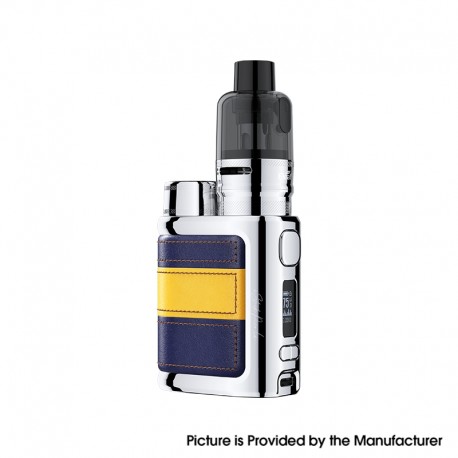 Authentic Eleaf iStick Pico Le 75W Box Mod Kit With GX Tank - Yellow Blue, VW 1~75W, 1 x 18650, 5ml, 0.2ohm / 0.5ohm