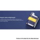 Authentic Eleaf iStick Pico Le 75W Box Mod Kit With GX Tank - Yellow Blue, VW 1~75W, 1 x 18650, 5ml, 0.2ohm / 0.5ohm