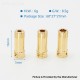 SXK PROtocol Atom Style Bridge RBA Replacement DL Airflow Pin - 2.0 + 2.5 + 3.0mm (3 PCS)