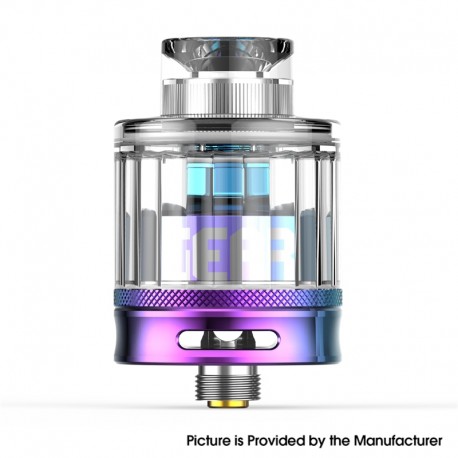 Authentic Wotofo Gear V2 RTA Rebuildable Tank Atomizer - Rainbow, 3.5ml, Stainless Steel + PCTG, 24mm Diameter