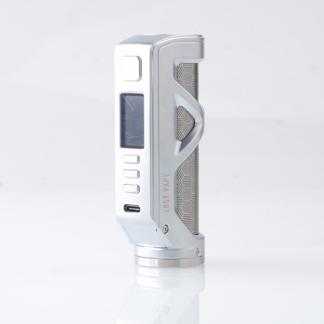 Authentic LostVape Cyborg Quest 100W TC VW Box Mod - Stainless Steel Honeyconb, 5~100W, 1 x 18650 / 20700 / 21700