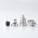 Authentic Vapefly Gunther Sub Ohm Tank Atomizer - Silver, 0.2ohm / 0.3ohm, 3.5ml / 5.0ml, 25.2mm Diameter