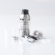 Authentic Vapefly Gunther Sub Ohm Tank Atomizer - Silver, 0.2ohm / 0.3ohm, 3.5ml / 5.0ml, 25.2mm Diameter