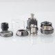 Authentic Vapefly Gunther Sub Ohm Tank Atomizer - Gun Metal, 0.2ohm / 0.3ohm, 3.5ml / 5.0ml, 25.2mm Diameter