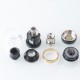 Authentic Vapefly Gunther Sub Ohm Tank Atomizer - Black + Gold, 0.2ohm / 0.3ohm, 3.5ml / 5.0ml, 25.2mm Diameter