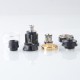 Authentic Vapefly Gunther Sub Ohm Tank Atomizer - Black + Gold, 0.2ohm / 0.3ohm, 3.5ml / 5.0ml, 25.2mm Diameter