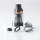 Authentic Vapefly Gunther Sub Ohm Tank Atomizer - Black + Gold, 0.2ohm / 0.3ohm, 3.5ml / 5.0ml, 25.2mm Diameter