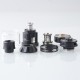 Authentic Vapefly Gunther Sub Ohm Tank Atomizer - Black, 0.2ohm / 0.3ohm, 3.5ml / 5.0ml, 25.2mm Diameter