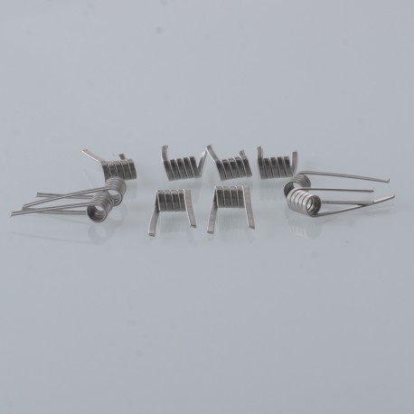 Authentic Yachtvape Prebuilt Coil Framed Staple - 2-28/4-.1 x 3/36, Ni80, 0.3ohm (10 PCS)