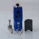 Authentic Ambition Mods and Sun box 2.0 60W Box Mod AIO Kit - Glamour Blue, 1~60W, 1 x 18650, Molen Bridge RBA / Boro Tank