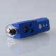 Authentic Ambition Mods and Sun box 2.0 60W Box Mod AIO Kit - Glamour Blue, 1~60W, 1 x 18650, Molen Bridge RBA / Boro Tank