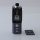 Authentic Ambition Mods and Sun box 2.0 60W Box Mod AIO Kit - Gunmetal, 1~60W, 1 x 18650, Molen Bridge RBA / Boro Tank