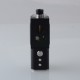 Authentic Ambition Mods and Sun box 2.0 60W Box Mod AIO Kit - Matte black, 1~60W, 1 x 18650, Molen Bridge RBA / Boro Tank