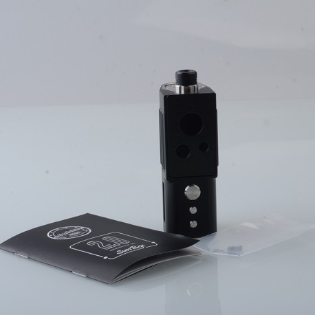 Authentic Ambition Mods and Sun box 2.0 60W AIO Box Mod - Matte black, 1~60W, 1 x 18650