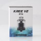 Authentic GAS Mods Kree V2 RTA Rebuildable Tank Vape Atomizer - Black, 22mm Diameter