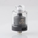 Authentic GAS Mods Kree V2 RTA Rebuildable Tank Atomizer - Black, 22mm Diameter