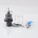 Authentic GAS Mods Kree V2 RTA Rebuildable Tank Vape Atomizer - Black, 22mm Diameter