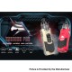 [Ships from Bonded Warehouse] Authentic VandyVape Unicorn 50W Box Mod Pod Kit - Bordeaux Red, 1600mAh, VW 5~50W, 4.0ml