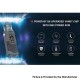 [Ships from Bonded Warehouse] Authentic VandyVape Unicorn 50W Box Mod Pod Kit - Gunmetal, 1600mAh, VW 5~50W, 4.0ml