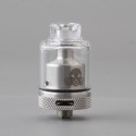 Authentic GAS Mods Kree V2 RTA Rebuildable Tank Atomizer - Silver, 22mm Diameter