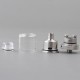 Authentic GAS Mods Kree V2 RTA Rebuildable Tank Atomizer - Silver, 22mm Diameter