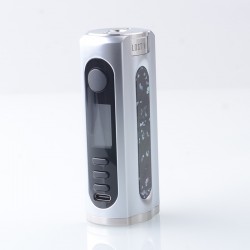 Authentic LostVape Grus 100W TC VW Box Mod - SS / Chopped Carbon Fiber, 5~100W, with Quest 2.0 Chipset