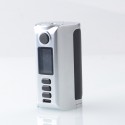 Authentic Dovpo Riva 200W TC VW Box Mod - Silver Black, 5~200W, 2 x 18650