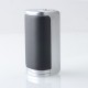 Authentic Dovpo Riva 200W TC VW Box Mod - Silver Black, 5~200W, 2 x 18650