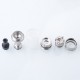 Authentic Auguse ERA S RTA Rebuildable Tank Vape Atomizer - Silver, 0.9mm / 1.1mm / 1.3mm / 1.5mm Air Pin, 16mm Diameter