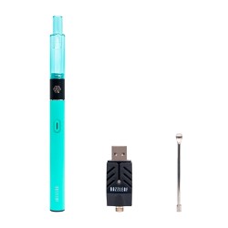 Authentic Dazzleaf EZii Mini Wax / Dab Pen Starter Kit - Blue, 380mAh, 0.4ohm Quartz Coil