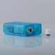 Authentic Vandy Vape Pulse 80W VW AIO Kit - Frosted Blue, 5~80W, 1 x 18650 / 20700 / 21700, 3.7ml RBA Pod / 5ml Pod Cartridge