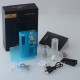 Authentic Vandy Vape Pulse 80W VW AIO Kit - Frosted Blue, 5~80W, 1 x 18650 / 20700 / 21700, 3.7ml RBA Pod / 5ml Pod Cartridge