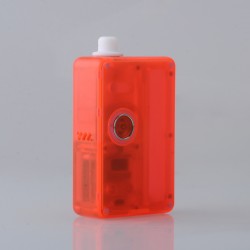 Authentic Vandy Vape Pulse 80W VW AIO Kit - Frosted Red, 5~80W, 1 x 18650 / 20700 / 21700, 3.7ml RBA Pod / 5ml Pod Cartridge