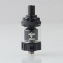 Authentic ThunderHead Creations Elite MTL RTA Lite Rebuildable Tank Atomizer - Black, 2.0 / 4.0ml, 22mm Diameter